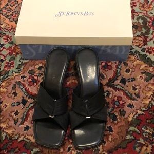 St. John’s Bay Black Wedges
